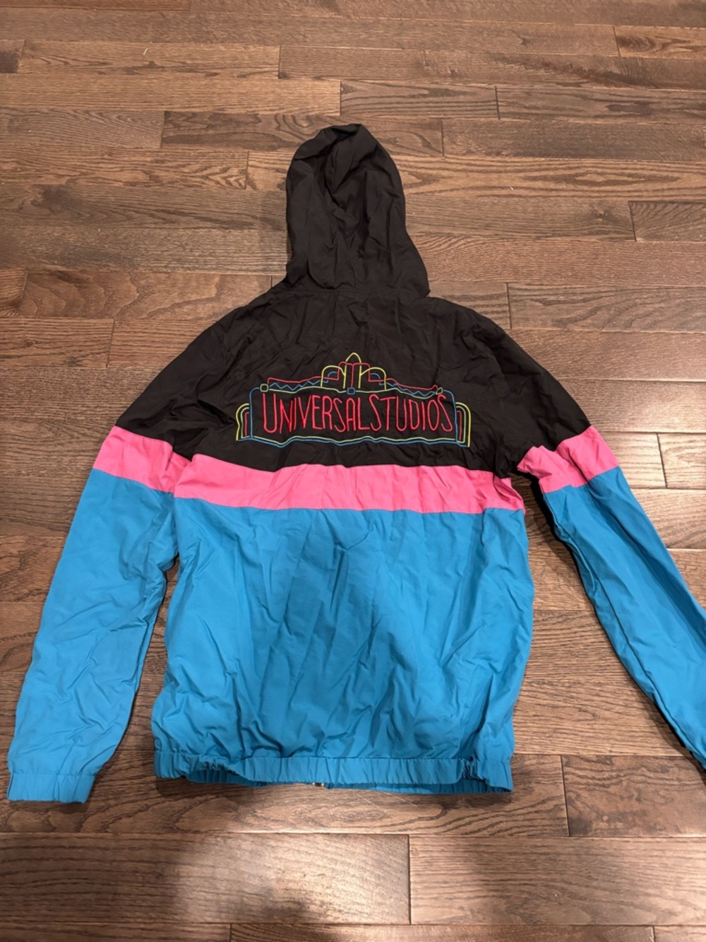 Universal Studios Black Logo Tag Windbreaker